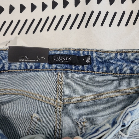 Ralph Lauren  Women's High-Rise Straight Ankle Comfort Stretch  Size 0/25 - Picture 8 of 10